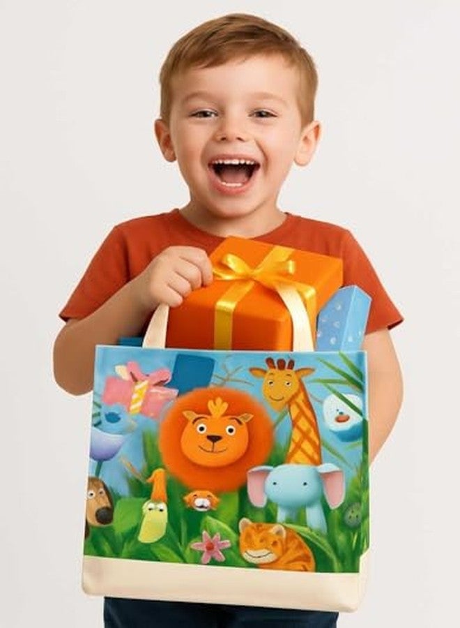 Chocozone Pack of 12 Non Woven Guddy Bags Party Favor Bag Birthday,Party Return Gift Bag Goody Bags for Return Gifts (30cm * 30cm) - Image 4